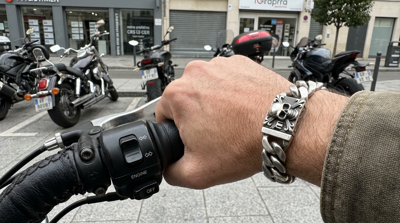 Customer wearing FNTSY jewelry